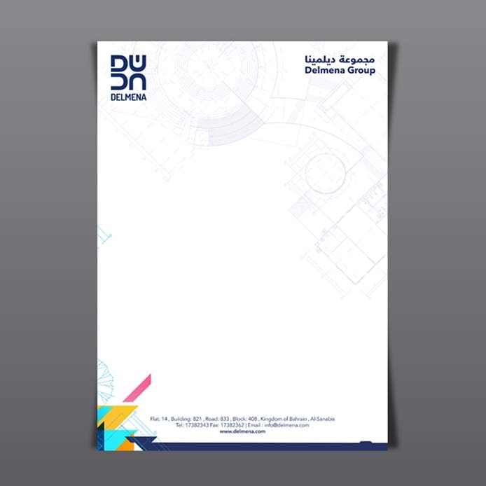 delmena group letterhead